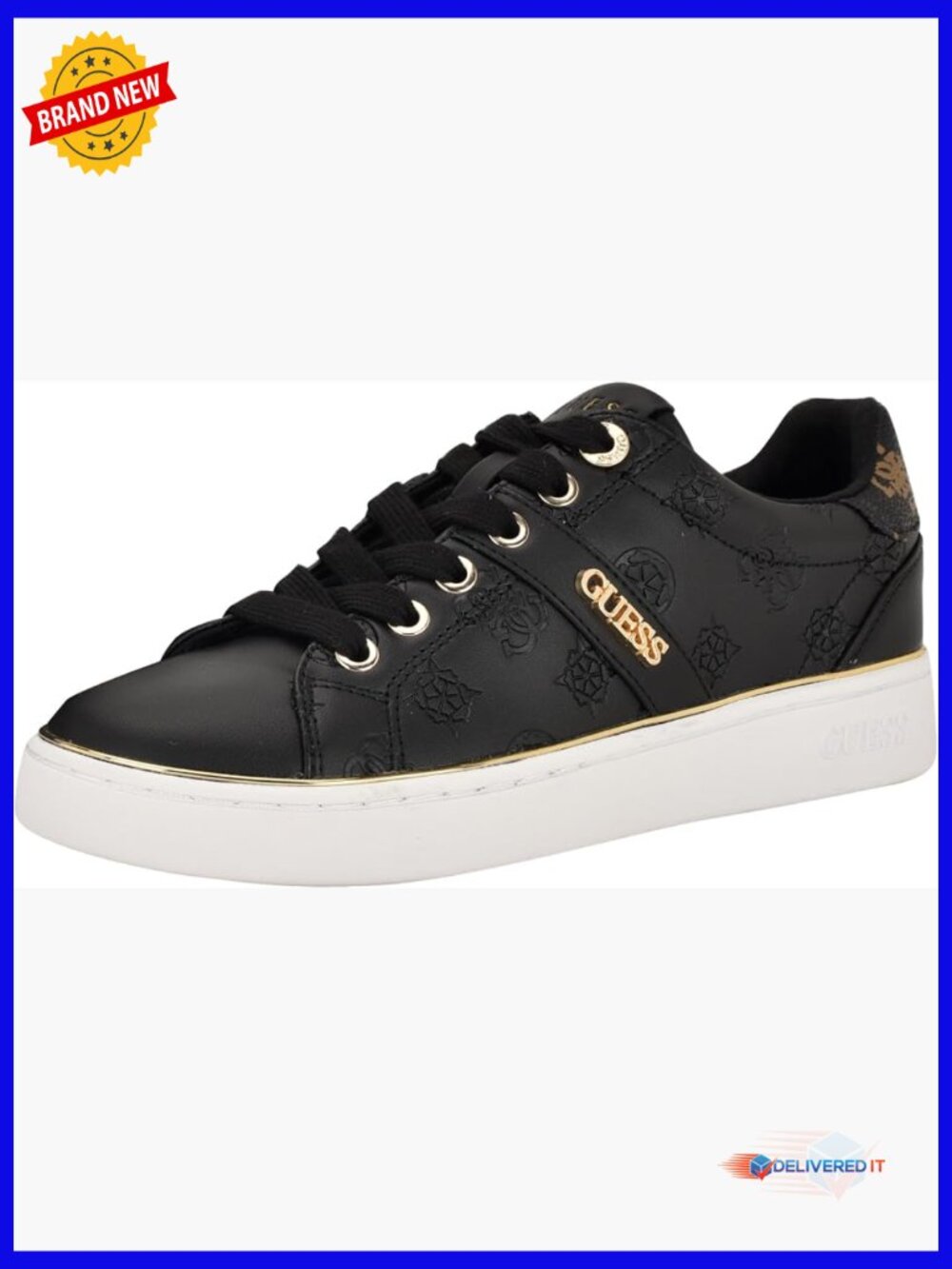 Lace-Up Platform Fashion Sneakers with Cushioned Insole